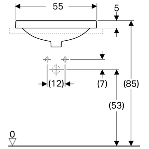 Geberit VariForm 55 500.721.01.2