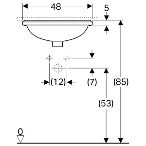 Geberit Variform 48 500.749.01.2