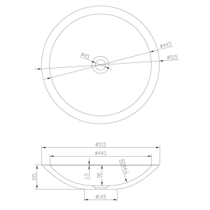 Volle Solid Surface 13-40-856