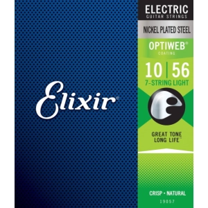 Cadenas Elixir Electric 7-String Optiweb Light 10-56