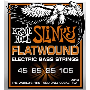 Cuerdas Ernie Ball Slinky Flatwound Bass 45-105