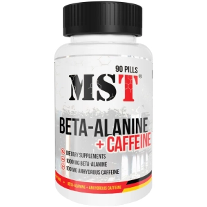 Aminoácidos MST Beta-Alanine plus Caffeine 90 tab