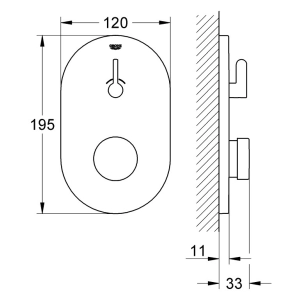 Grohe Eurosmart Cosmopolitan T 36321000