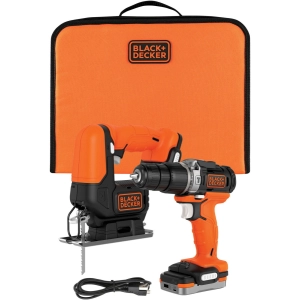 Juego de herramientas eléctricas Black&Decker BDCK122S1S