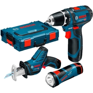 Bosch GSR 12V-15 + GSA 12V-14 + GLI 12V-80 Professional