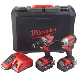 Juego de herramientas eléctricas Milwaukee M18 CBLPP2A-402C