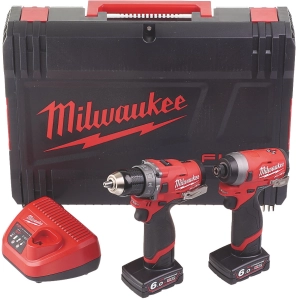 Juego de herramientas eléctricas Milwaukee M12 FPP2A-602X