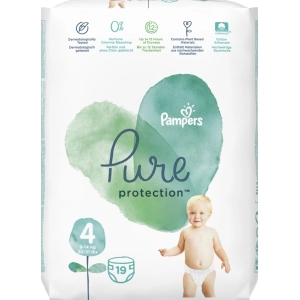 Pañales Pampers Pure Protection 4 / 19 pcs