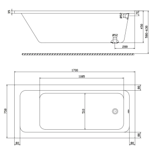 Kolo Modo Eco gidro 170x75