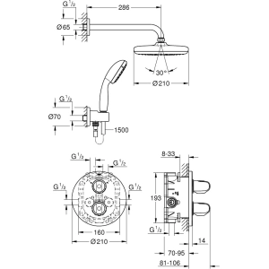 Grohe Grohtherm 1000 34614001