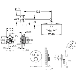 Grohe Grohtherm SmartControl 26406SC1