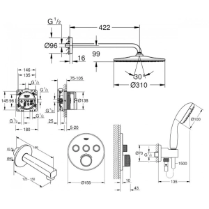 Grohe Grohtherm SmartControl 26406SC2