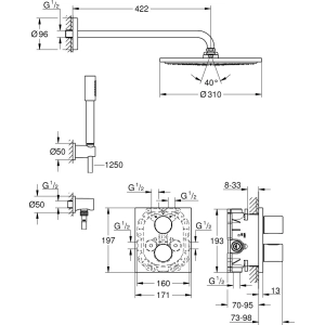 Grohe Grohtherm 3000 Cosmopolitan 34627000