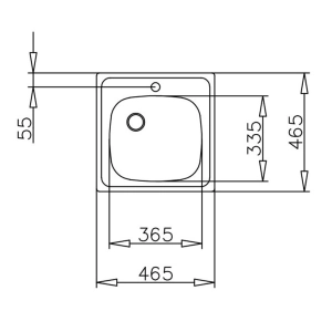 Fregadero Teka Universal 1B 46