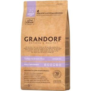 Comida para perros Grandorf Adult Mini Breed Turkey/ Rice 3 kg