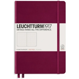 Bloc de notas Leuchtturm1917 Dots Notebook Vinous