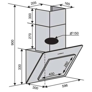 VENTOLUX Tivoli 60 WH 700 PB