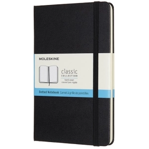 Bloc de notas Moleskine Dots Notebook Black