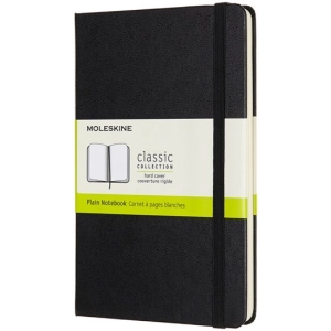 Bloc de notas Moleskine Plain Notebook Black