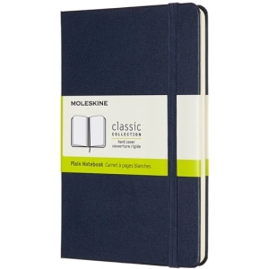 Bloc de notas Moleskine Plain Notebook Sapphire