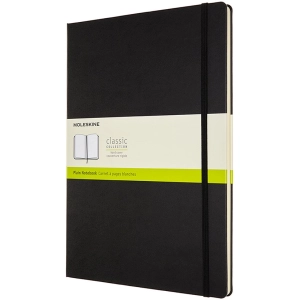 Bloc de notas Moleskine Plain Notebook A4 Black