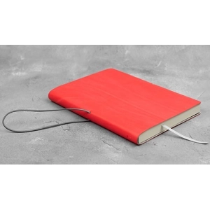 Ciak Plain Notebook large Red