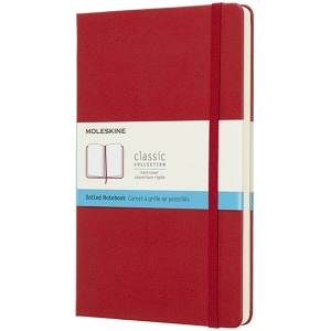 Bloc de notas Moleskine Dots Notebook Large Red