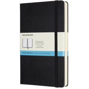 Bloc de notas Moleskine Dots Notebook Expanded Black