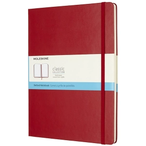 Bloc de notas Moleskine Dots Notebook Extra Large Red