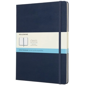 Bloc de notas Moleskine Dots Notebook Extra Large Sapphire