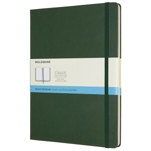 Bloc de notas Moleskine Dots Notebook Extra Large Green