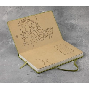 Moleskine Harry Potter 3/7 Ruled Notebook Olive