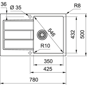 Franke Sirius 2.0 S2D 611-78 143.0621.331