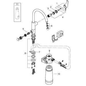 Grohe Blue Pure Eurosmart 30383000