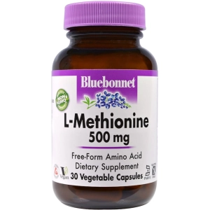 Aminoácidos Bluebonnet Nutrition L-Methionine 500 mg 30 cap