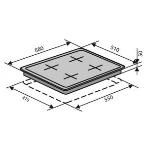 VENTOLUX HG 640 B2 CS BK