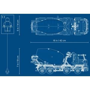 Lego Concrete Mixer Truck 42112