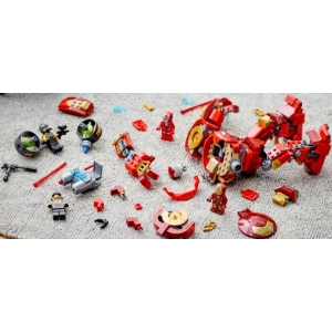 Lego Iron Man Hulkbuster versus A.I.M. Agent 76164