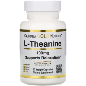 Aminoácidos California Gold Nutrition L-Theanine 100 mg 30 cap