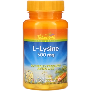 Aminoácidos Thompson L-Lysine 500 mg 60 tab