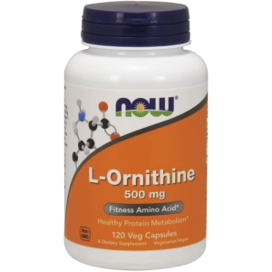 Aminoácidos Now L-Ornithine 500 mg 120 cap