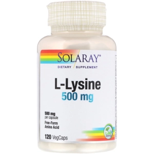 Aminoácidos Solaray L-Lysine 500 mg