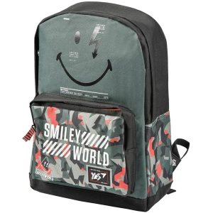 Mochila escolar Yes T-67 Smiley World Military Boy