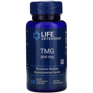 Aminoácidos Life Extension TMG 500 mg 60 cap