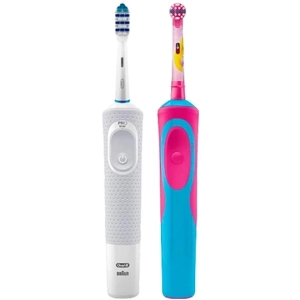 Cepillo de dientes eléctrico Oral-B Vitality D100 Trizone + D12 Kids