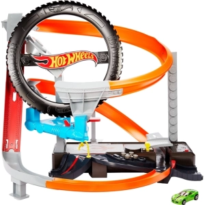 Seguimiento automático/ferrocarril Hot Wheels Hyper-Boost Tire Shop