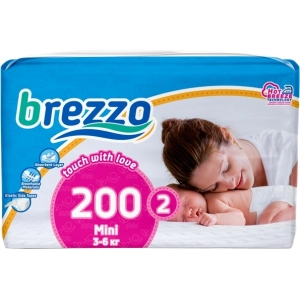 Pañales Brezzo Diapers 2 / 200 pcs