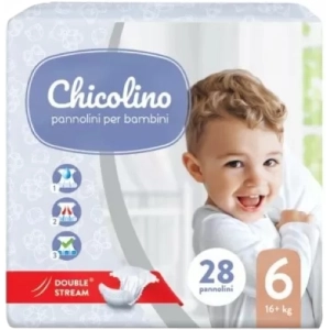 Pañales Chicolino Diapers 6 / 28 pcs