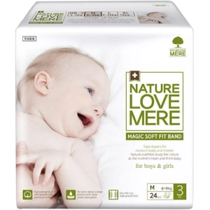 Pañales Nature Love Mere Magic Soft Fit Diapers M / 24 pcs