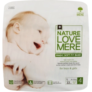 Pañales Nature Love Mere Magic Soft Fit Diapers L / 22 pcs